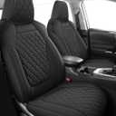 MIROZO Rav4 Seat Covers Full Set,Waterproof Car Seat Covers Faux Leather Seat Covers Compatible with 2019-2025 Toyota RAV4 Hybrid LE XLE Limited Automotive Seat Cover Car Accessories