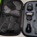 Norelco New Philips Multigroom Series 9000-21 Piece Men's Grooming Kit for Beard, Body, face, Nose, Ear Hair Trimmer w/Premium Storage case, MG9510/60