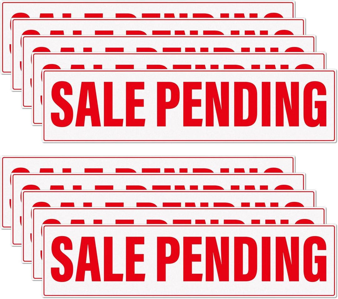 12PCS Sale Pending Real Estate Signs