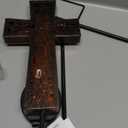 Solar Cross Garden Stake Lights 38inch Metal Outdoor Waterproof Memorial Garden Decor 2 Lighting Modes Cemetery Decorations for Grave for Remembrance Gifts & Sympathy Gifts