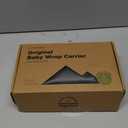 KeaBabies Baby Wrap Carrier - All in 1 Original Baby Carrier Newborn to Toddler Sling, Easy to Wear, Hands Free Bonding, Lightweight, Breathable Infant Wraps (Trendy Black)