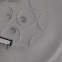 Juvale Pie Carrier with Lid & Handle - 12 x 4 in, White Round Plastic - Reusable Plastic Pie Container with Lid for Transport - Cake Carrier & Round Cake Holder