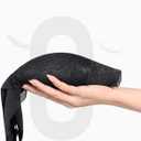 Padded No Underwire Bra Lace Wireless Back Smoothing Everyday Bras for Women Full Coverage (Black, XL)