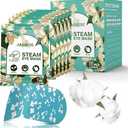 16 Packs Steam Eye Masks for Dry Eyes, Self Heating Warm Compress Jasmine Stocking Stuffers & Spa Relaxation Gift Set , Disposable Heated Eye Mask, Soothes & Rejuvenates Tired Eyes, Travel Essentials