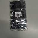 2 x BIAJIYA Card Holder for Back of Phone, Pouch Silicone Wallet Sleeve Pocket Stick-on ID Credit Card for All Smartphones (Black*5)