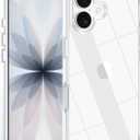 Crystal Clear for iPhone 17 case,[Anti-Yellowing][Military-Grade Drop Protection] Hard PC Back +Soft TPU Frame Shockproof case for iPhone 17-6.3 inch (Clear)