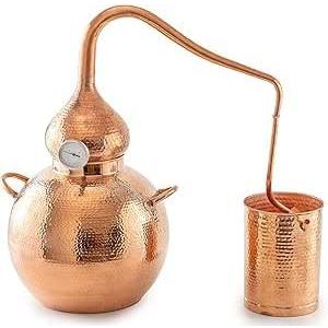 5 Gallon Pure Copper Alembic Still for Whiskey, Moonshine, Essential Oils by Copperholic