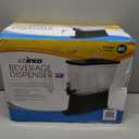 Winco Slim 3 Gallon Beverage Dispenser with Base