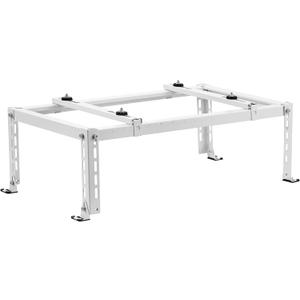 VEVOR Mini Split Ground Stand, Adjustable Anti-Vibration Mini Split Stand for 9000-24000 BTU Ductless Air Conditioner Heat Pump, Heavy Duty AC Base Bracket Floor Mount w/ 551LBS Max. Load Capacity