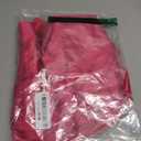 LYANER Women's Satin Skily Asymmetrical Split Slit Ruched Hight Waist Bodycon Midi Skirt Hot Pink X-Large