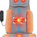 Back Massager for Pain Relief Deep Tissue, Rolling Up and Down Shiatsu Neck and Back Massager with Heat, 4D Kneading, Vibration, and Adjustable Neck Massager for Full Body Massage