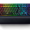 Razer Huntsman V2 Optical Gaming Keyboard: Fast Clicky Optical Switches w/Quick Keystrokes & 8000Hz Polling Rate - Doubleshot PBT Keycaps - Dedicated Media Keys & Dial - Ergonomic Wrist Rest