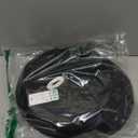 Sea Team Round Cotton Rope Storage Basket with Lid, Decorative Woven Storage Bin, Pot, Caddy, Organizer, Container for Snacks, Towels, Plants, 10 x 4.5 Inches (Small, Shallow, Black)