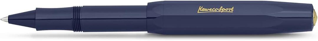 Kaweco CLASSIC SPORT Rollerball Navy I Gel/Ballpoint Pen Including 0.7 mm Refill I in Classic Design with Ceramic Ball 13.5 cm