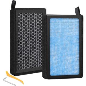 Cabin Air Filters for Tesla Model 3 Model Y (2016-2025), HEPA Air Filter Replacement with Activated Carbon, 2 Pack