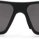 Gatorz Eyewear Specter Sunglasses Black Aluminum Frame/Black Logo Smoke Lens CNC-Machined Aluminum, Adjustable Fit Made in USA (GZ-08-031)