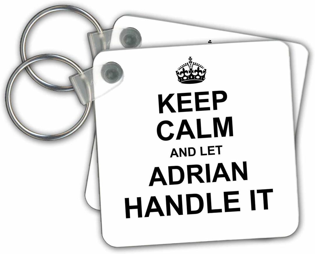 3D Rose Key Chains, Set of 2 (kc_233173_1)