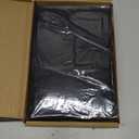 Amazon Basics Lightweight Pleated Bed Skirt, Machine Washable, Wrinkle and Fade Resistant, Queen, Black