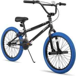 JOYSTAR Brockway Freestyle Kids BMX Bikes 20" 24" Kids Bicycles for 6-14 Years Old Boys Girls and Beginner-Level Riders 2 Pegs Multiple Colors