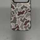 For iPhone 17 Pro Case,Retro camo Design,Dual Layer Soft TPU Hard PC Bumper Case Design