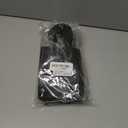 AZOWA Gift Bags Mini Kraft Paper Bags with Handles (4.7 x 2.4 x 6 in, Black, 25 Pcs)
