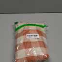 Checkered Fall Tablecloth Rectangle Cotton Linen Gingham Table Cloth with Tassel Washable Wrinkle Free Heavy Duty Buffalo Plaid Table Cover for Dining/Party/Picnic (Orange, 55" x 70" (Rectangular))