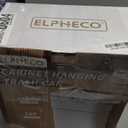 ELPHECO Hanging Trash Can with Lid 2.5 Gallon Kitchen Compost Bin for Under Sink, Plastic Wall-Mounted Garbage Can, Small Kitchen Trash Bin, Small Trash Can with Lid for Cupboard Countertop