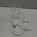 2pcs Glass Creamer Pitcher Sauce Serving Pitcher Milk Creamer Jug,300ml