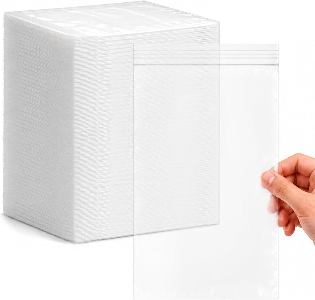 2000Pcs 4"x6" Clear Plastic Zip Bags, 2 Mil Thick