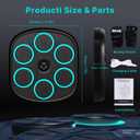 2025 Smart Music Boxing Machine for Adults and Kids: New Model Bluetooth Wall Mounted Punching Pad - Training Sport Equipment for Home Gym - Gifts for Teen Boys