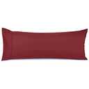Nestl Body Pillow Cover Soft Pillowcase Lightweight Burgundy Microfiber 20x54 Inches Envelope Closure