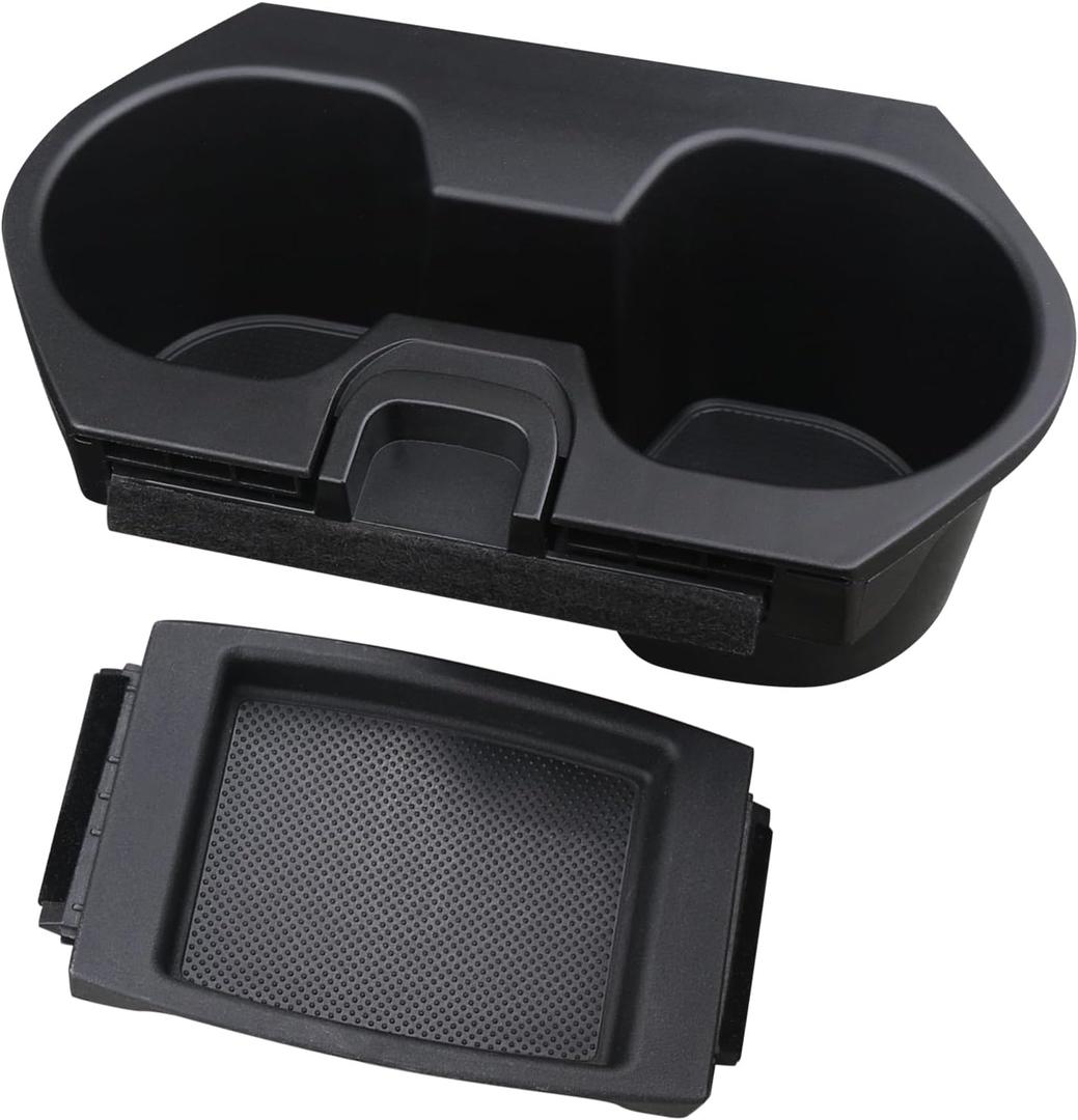 Civic Cup Holder Insert & Coin Holder Tray for Center Console Compatible with 10th Gen Civic Lx Ex Si Accessories Coupe Sedan Hatchback Sport 2016-2020 83446-TBA-A01ZA
