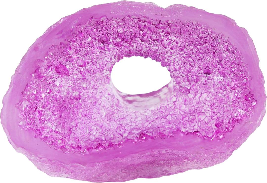 Penn-Plax Deco-Replicas Cystal Cave Aquarium Decoration  Safe for Freshwater and Saltwater Fish Tanks  Amethyst Pink