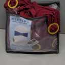 Pack of 100 Spandex Dark Burgundy Chair Sashes with Gold Buckles, Stretch Chairs Sashes for Wedding Party Bridal Shower Event Decor Chair Bands Bows (Dark Burgundy Sashes, Gold Buckles)