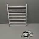 Freestanding Short Dog Gate - No Drill Pressure Mount, 13" Tall Small Pet Gate Easily Step Over, 16"- 30'' Width Expandable Metal Small Puppy Gate for Stairs, Doorways, Kitchen, House, Indoor/Outdoor