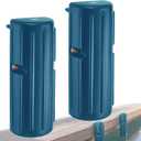 OCEANBROAD Dock Bumpers, Boat Dock Bumpers for Edge & Side | UV-Resistant PVC, Marine Fender Guard with Stainless Steel Hardware, Edge & Side Installation, Vertical Dock Protection