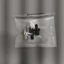 M7 Bike Brake Cable Handle Lever Adjusting Screws, 4pcs Bicycle Brake Handle Lever Fastener, 7mm Aluminum Alloy Brake Lever Adjuster for Mountain Bikes and Road Bikes (Silver & Black)