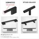 10 Pack 6.3 Inch(160mm) Cabinet Pull Brushed Satin Nickel Kitchen Cabinets Handles Brushed Nickel Cabinet Hardware for Cupboard Square Kitchen Pulls for Cabinets Drawer Handles