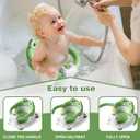 Baby Bath Seat for Babies 6 Months & up Non-Slip Toddler Bath Seats for Sitting Up Infant Bathtub Chair with Suction Cups and Soft Cushion for Baby Shower Tub Seat