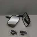 JOYTUTUS Mirrors Doors Off Compatible with 2018-2023 Wrangler JL/JLU & Gladiator JT, JL Side Mirrors with Ball Adapter, Wider View No Vibrate & Wobble (NOT FIT 2024 2025 Wrangler & Gladiator JT) (Black)