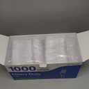 SACATR 1000 Count Plastic Forks Heavy Duty, Plastic Silverware Clear Forks, Premium Disposable Forks Bulk, BPA-Free, Heat Resistant, Suitable for Parties, Events and Everyday Use