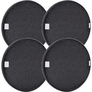 4 Pack PureZone Halo Replacement Filter for Pure Enrichment PureZone Halo Air Purifier PEAIRDSK, 2 in 1, H13 True HEPA with Activated Carbon Pre-Filter