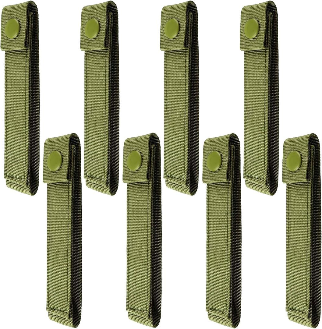 8 Pcs Molle Straps 6 Inch, Molle Panel Molle Accessories Molle Backpack for Plate Carrier Accessories Molle Straps Molle Adapter for Strap Bag