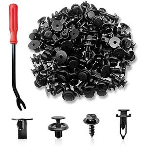 120Pcs 4-in-1 Bumper & Fender Liner Clip Kit - Bumper Screw Bolt/Body Bumper Rivet Fender Clips Compatible with Toyota Lexus, Replaces 90159-60498, 52161-16010, 90189-06013, 90189-06065, 90467-07201