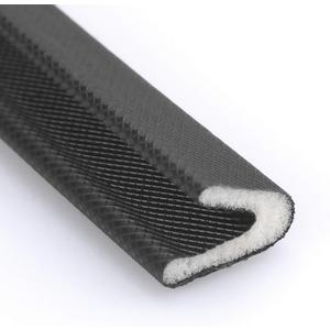 Weather Stripping for Door/Windows X 18 Feet Long, V Shape Adhesive Weather Strip Door Frame/Windows Frame Seal PU Foam Strip Weather Seal Door Insulation Anti Collision Soundproof (Black)