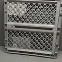 MYPET Universal Pet Gate: 26 - 42 Wide Dog Gate for Doorways with Pressure Fit or Swinging Door Hardware Mounting Types Included: 26" Tall; Gray