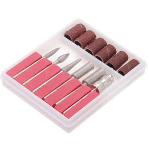 SIGNI 6Pc Nail Drill bits Set, Professional Nail Art Tools Set for Acrylic Art, Manicure & Pedicure Crystal Nail Files, Nail Drill Bits, Sanding Bands Perfect for Nail Salons & Beauty (Standard, 1)