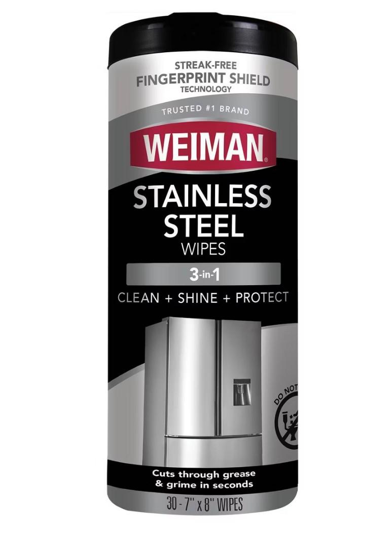 Weiman Stainless Steel Wipes - 30ct 2Pack