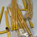 Metal Arch Backdrop Stand, 7.2FT+6FT Wedding Arch Frame, Balloon Arch Backdrop Stand Set of 2, Gold Wedding Arch Backdrop Stand for Wedding Birthday Party Baby Shower Graduation Ceremony Decor