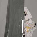 JQK Bathroom Glass Shelf Chrome, Tempered Glass Shower Storage 24 by 5 inches, 304 Stainless Steel Polished Chrome Wall Mount, TGS101L24-CH,24 Inch (1 Pack), Chrome